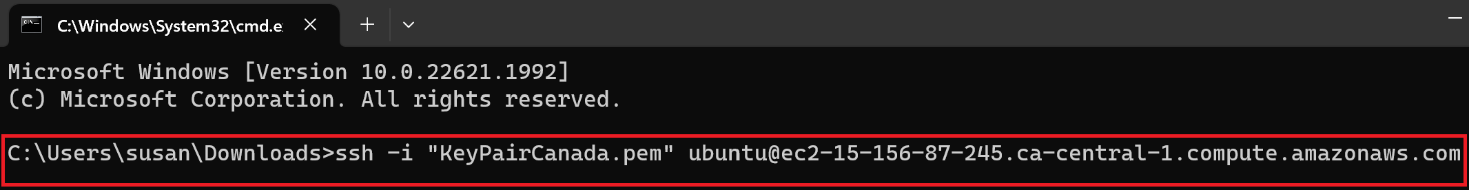 Ubuntu ssh connect